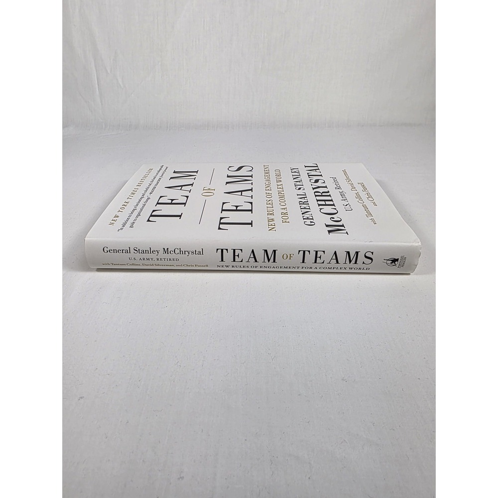 Team of Teams Stanley McChrystal Leadership Strategy Business Hardcover Book - Picture 9 of 9